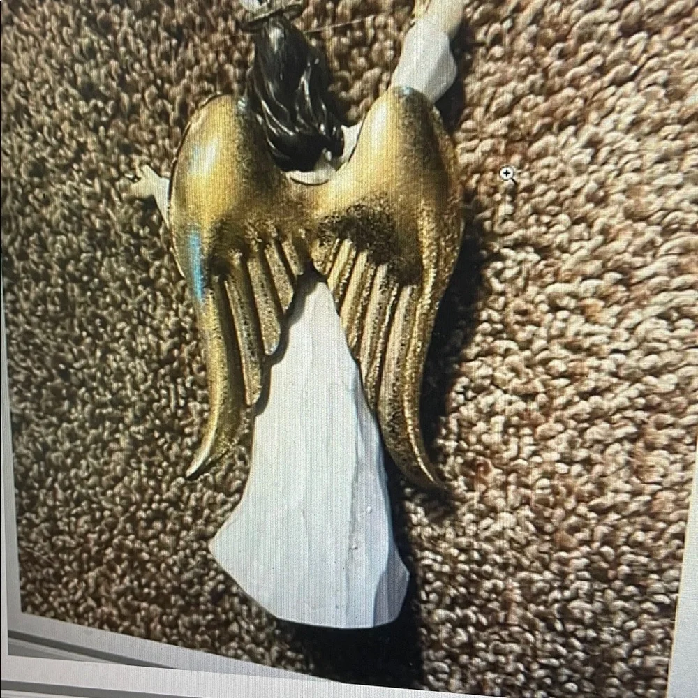 St Nicholas Square Angel Ornament BELIEVE 5